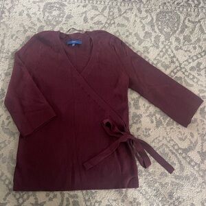 APT. 9 Faux Wrap Sweater NWOT